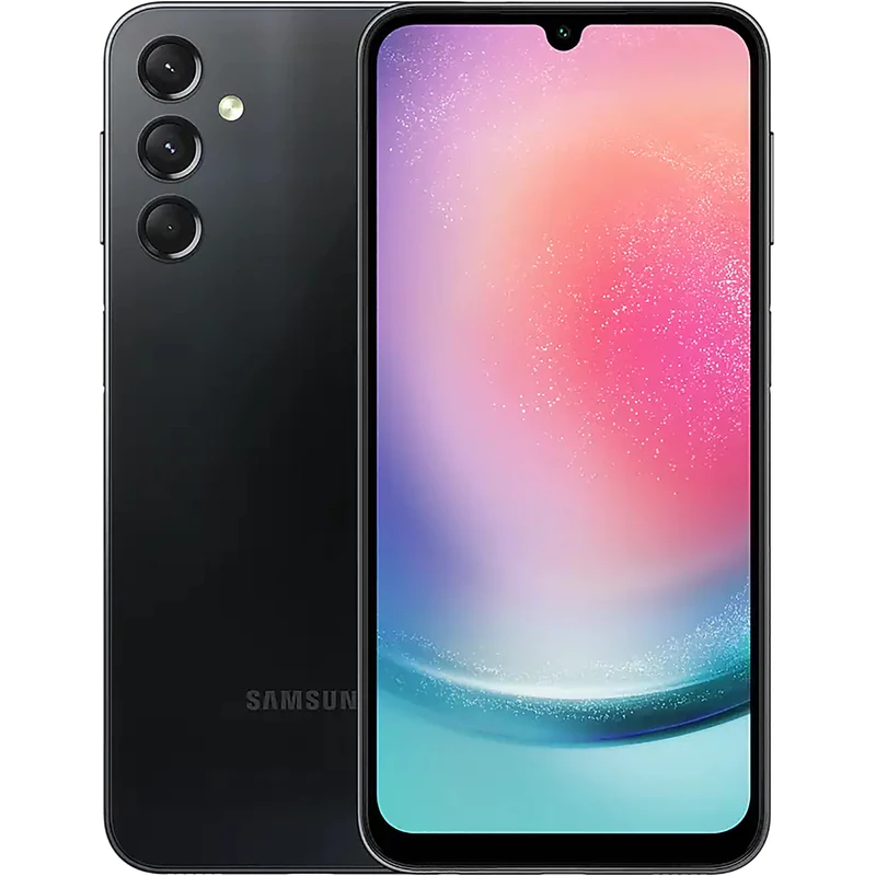 گوشی موبایل سامسونگ مدل Galaxy A24 4G  ظرفیت 128 گیگابایت و رم 6 گیگابایت هند (مشکی)